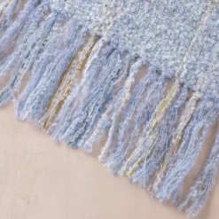 Calm Waters Plaid Throw