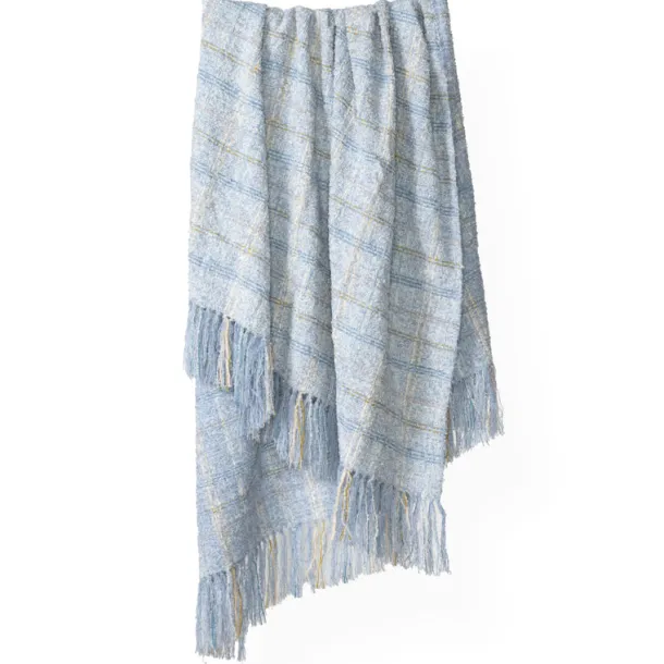 Calm Waters Plaid Throw