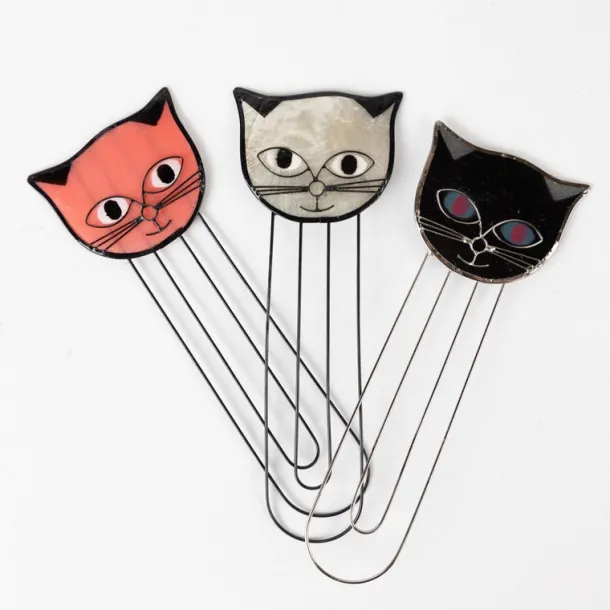 Capiz Cat Bookmark