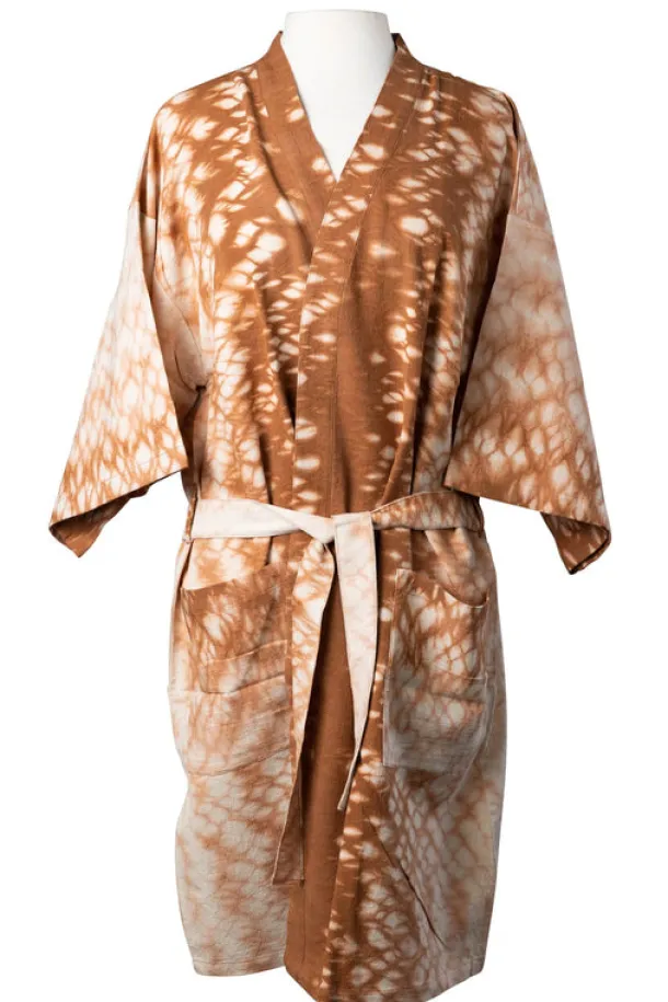 Caramel Tie Dye Robe