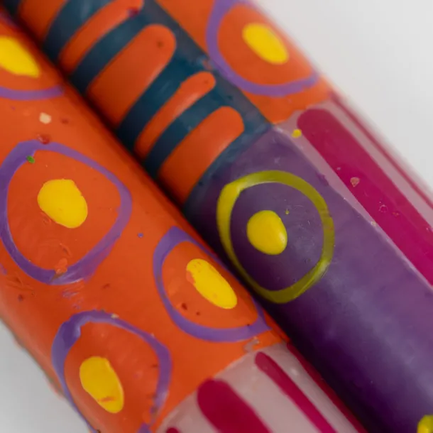 Carousel Painted Taper Candles