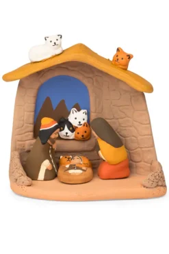 Cat Lover's Nativity