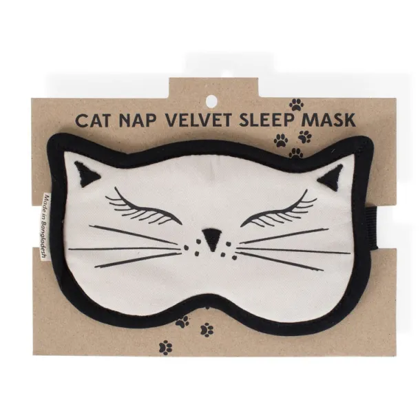 Cat Nap Velvet Sleep Mask