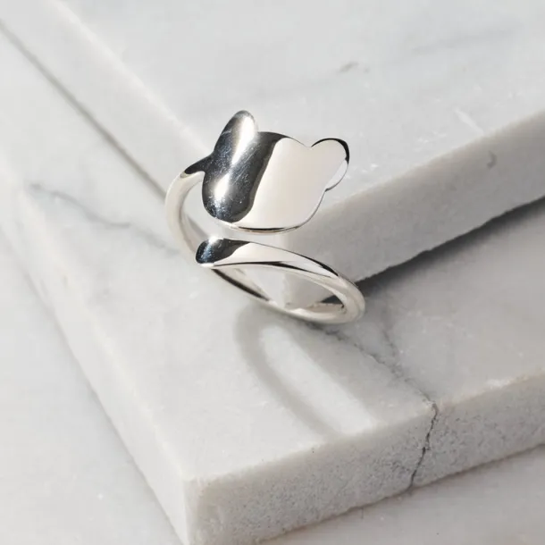 Cat Tails Sterling Silver Ring
