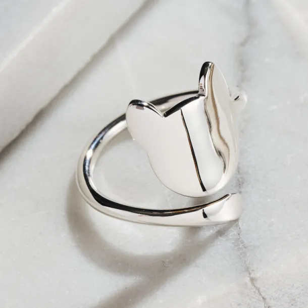 Cat Tails Sterling Silver Ring