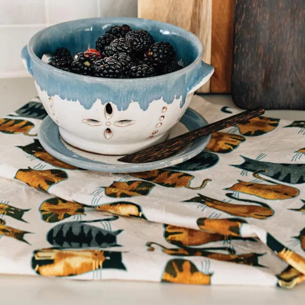Cats About It Tea Towel