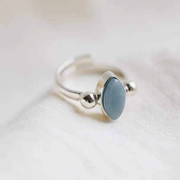 Celestial Silver Marquise Ring