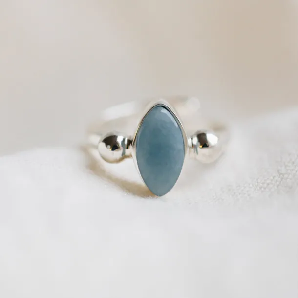 Celestial Silver Marquise Ring