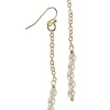 Chain & Pearl Drop Earrings