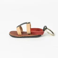 Chappal Mini Sandal Leather Keychain