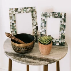 Charcoal Grid Frame