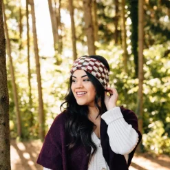 Checkerboard Cold Weather Headband