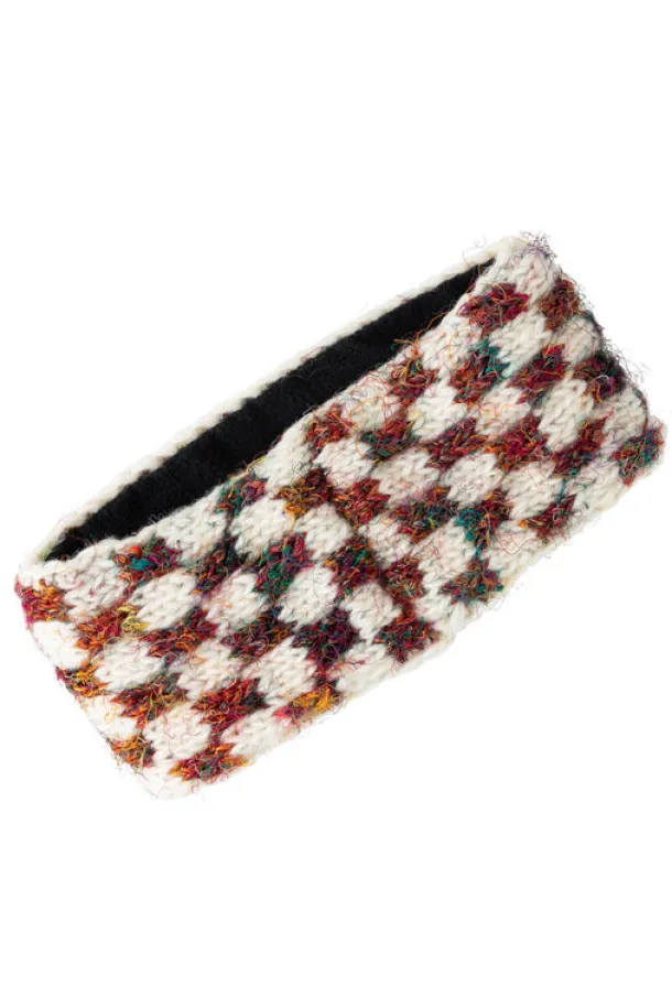 Checkerboard Cold Weather Headband