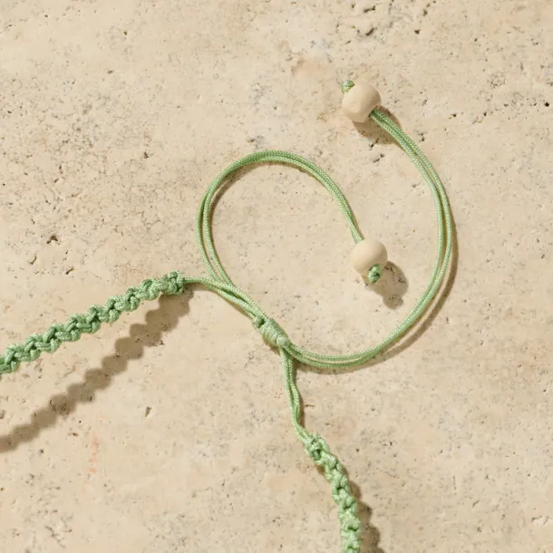 Chhaya Macrame and Bone Necklace