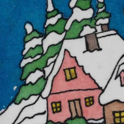 Christmas Cards - Nativity & Trees - Set of 4