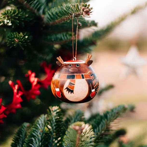 Christmas Hat Gourd Ornament