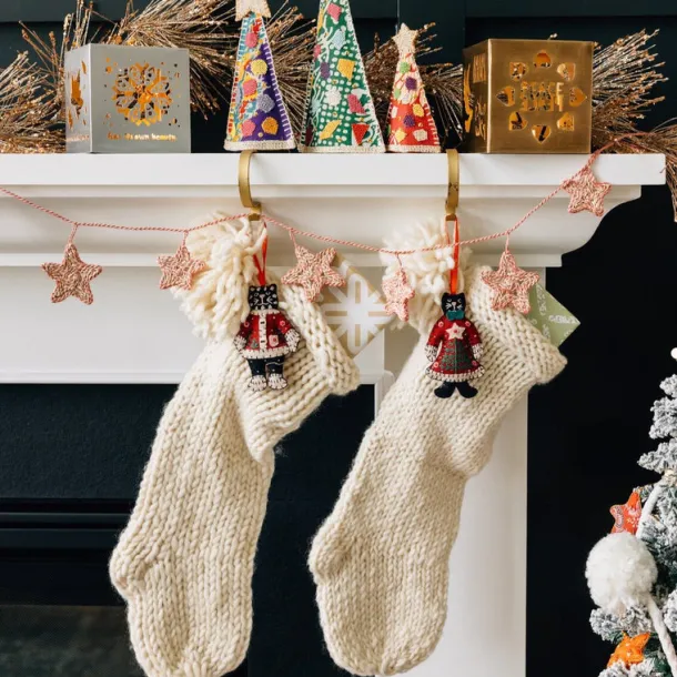 Chunky Knit Christmas Stocking