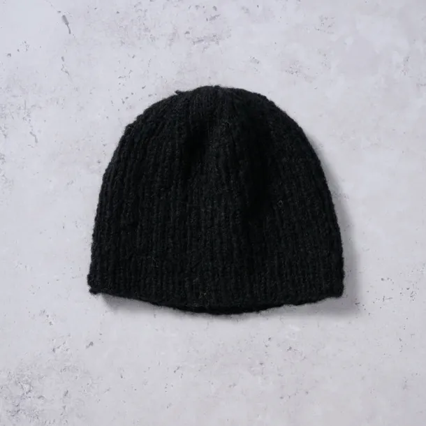 Coal Wool Knit Hat