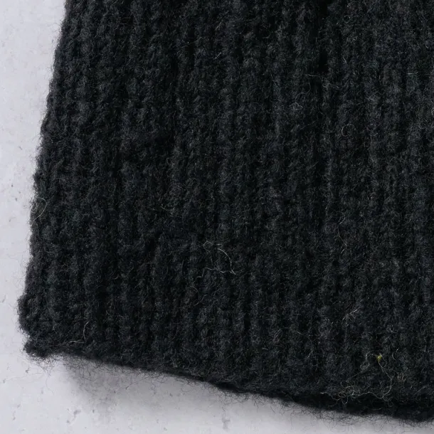 Coal Wool Knit Hat