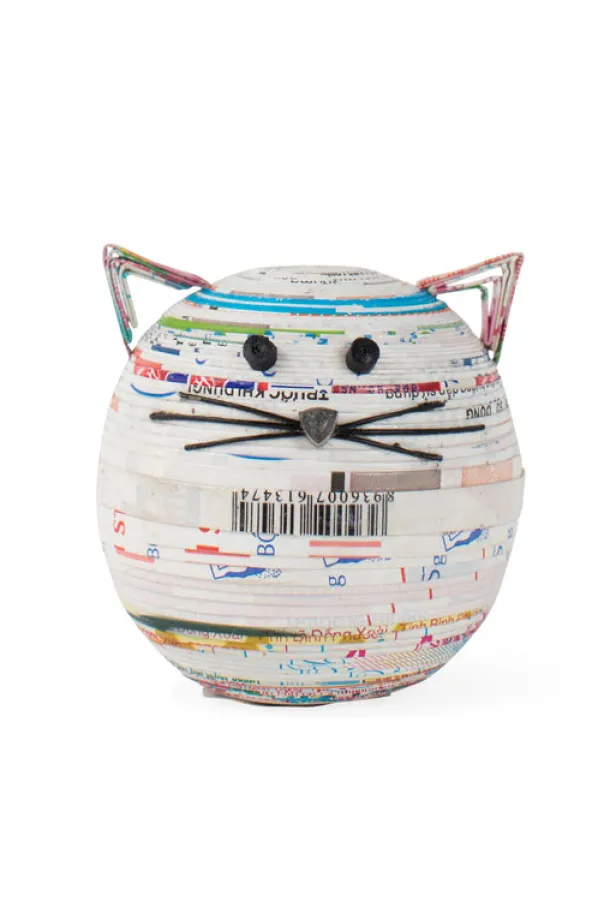 Coiled Paper Cat Box