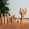 Collapsible Olive Wood Nativity