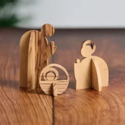 Collapsible Olive Wood Nativity