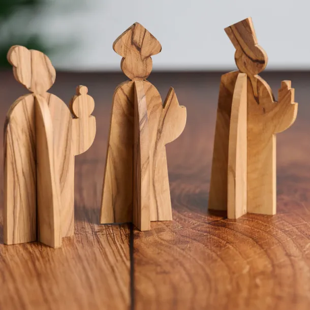Collapsible Olive Wood Nativity
