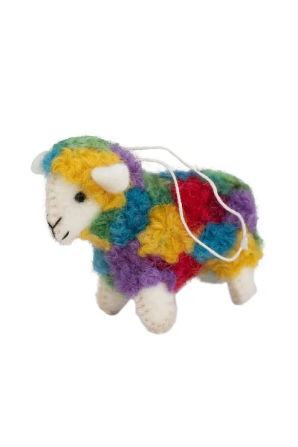 Colorful Sheep Ornament