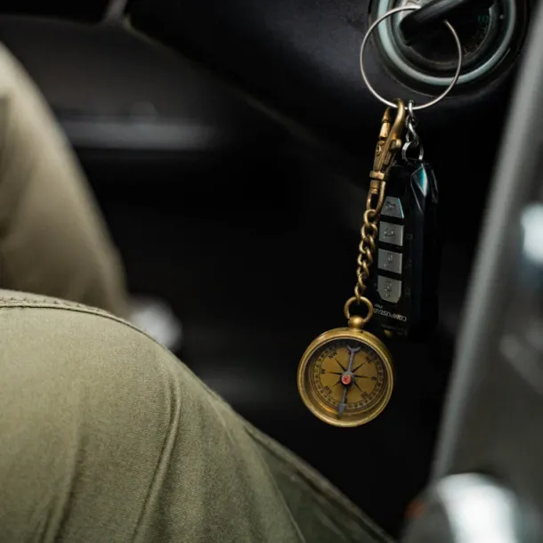 Compass Key Chain