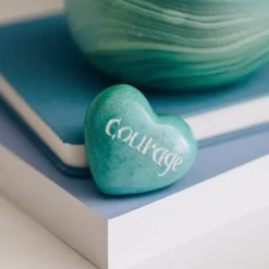 Courage Heart Paperweight