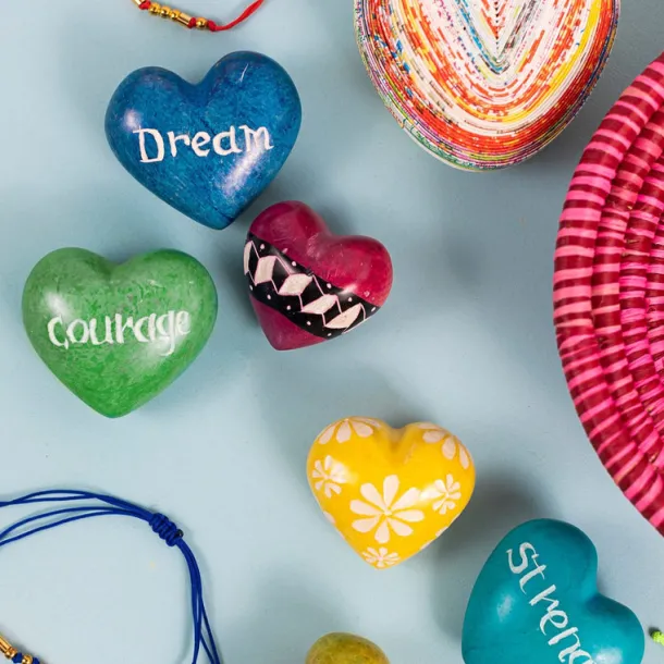 Courage Heart Paperweight
