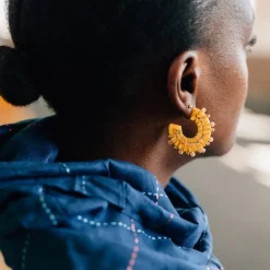 Crescent Wrapped Earrings