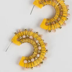 Crescent Wrapped Earrings