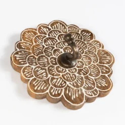 Dahlia Mango Wood Wall Hook