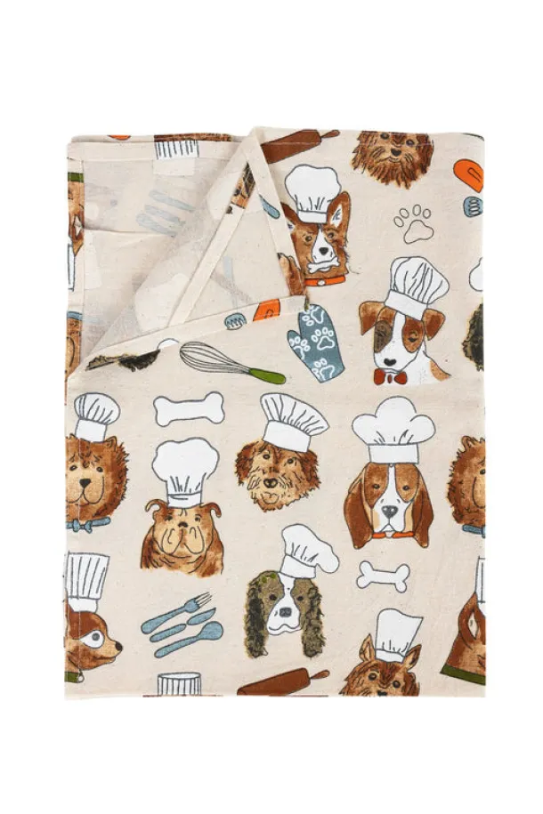 Dog Chefs Tea Towel