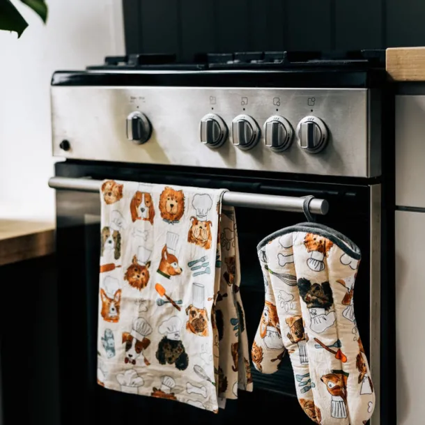 Dog Chefs Tea Towel