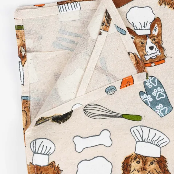 Dog Chefs Tea Towel