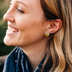 Double Disk Earrings