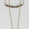 Double Strand Garnet Necklace