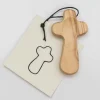 Duea Olive Wood Pocket Prayer Cross