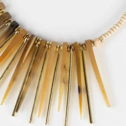 Earth Rays Fan Necklace