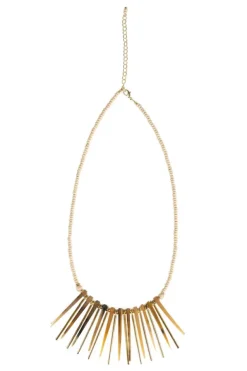 Earth Rays Fan Necklace