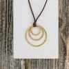 Eccentric Circles Necklace