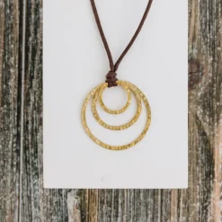 Eccentric Circles Necklace