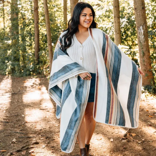 Ecuador Reversible Poncho