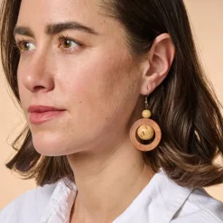 Embrace Tagua Dangle Earrings