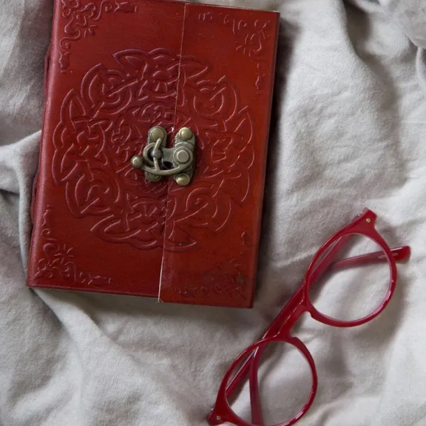 Endless Knot Leather Journal