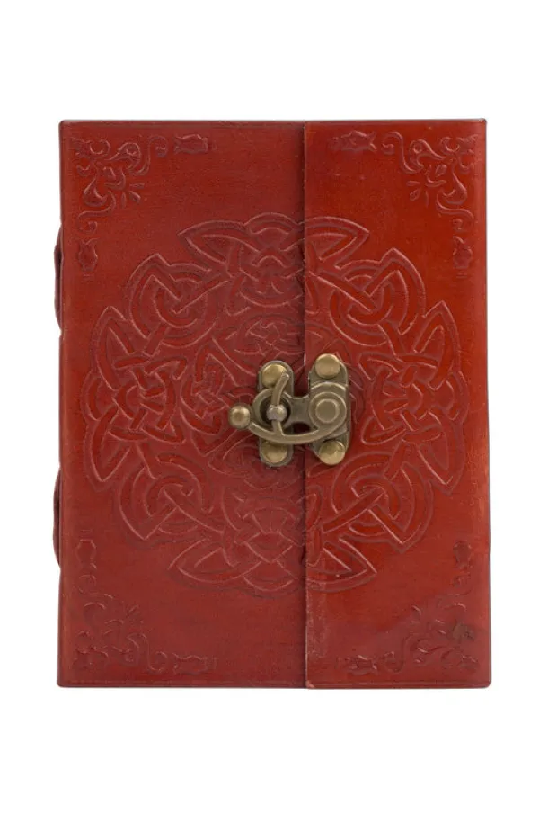 Endless Knot Leather Journal