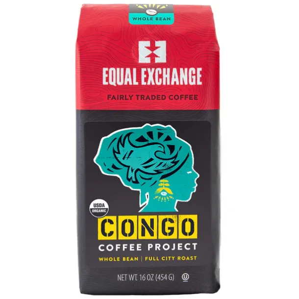Equal Exchange Organic Congo Coffee Project, whole bean