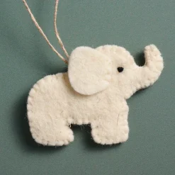 Felt Elephant Ornament